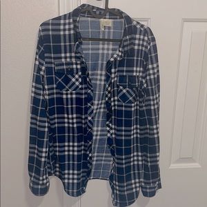Women’s button-down flannel